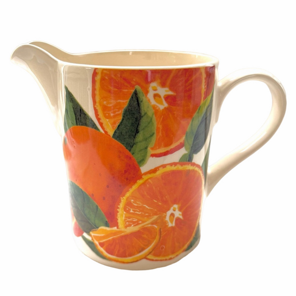 Emma Bridgewater Vegetable Garden Oranges Ceramic Large Straight Jug Pitcher - Picture 1 of 10